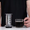 Aeropress Clear Plunger Coffee Brewer for ground coffee