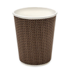 8oz Double Wall Grid Design Disposable Cups (1x500)