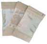 Kraft Zip Lock Coffee Pouch holds approx 200g (Pack of 20)