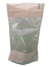 Kraft Zip Lock Coffee Pouch holds approx 200g (Pack of 20)