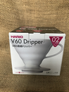 Hario Coffee Dripper V60 size 02 Ceramic White