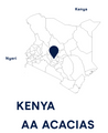 Kenya AA Acacias Arabica Washed Green Coffee Beans (1kg)