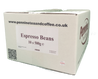 Fairtrade espresso beans bulk box